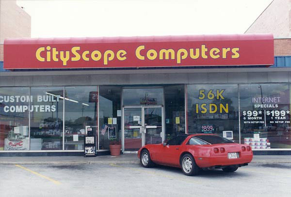 CityScope Computers Store from 1995 through 1999